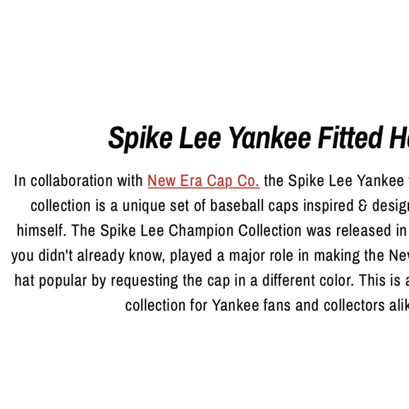 NEW ERA Spike Lee x New York Yankees Fitted Pennant Hat 7 3/8 - Picture 10 of 10